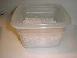 container with perlite